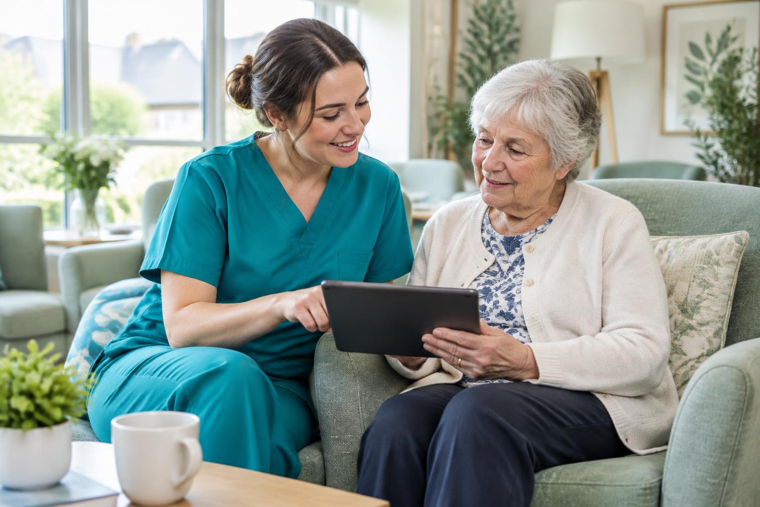 Care & Social Care professionals at work