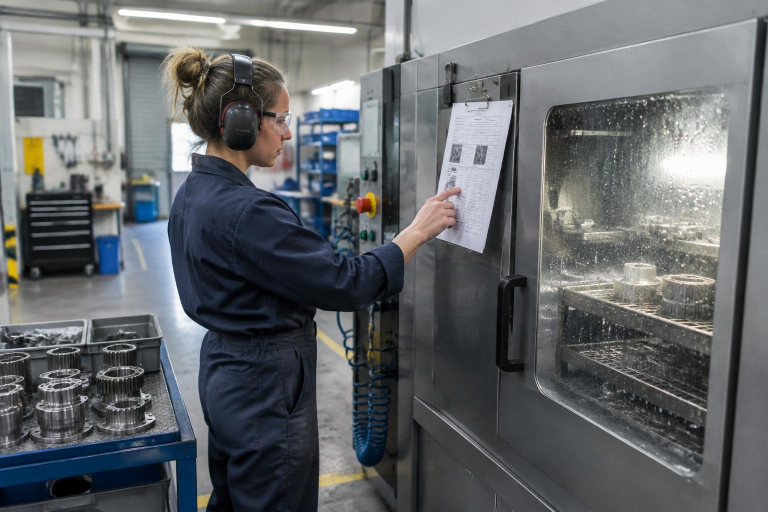 Manufacturing & Engineering professionals at work