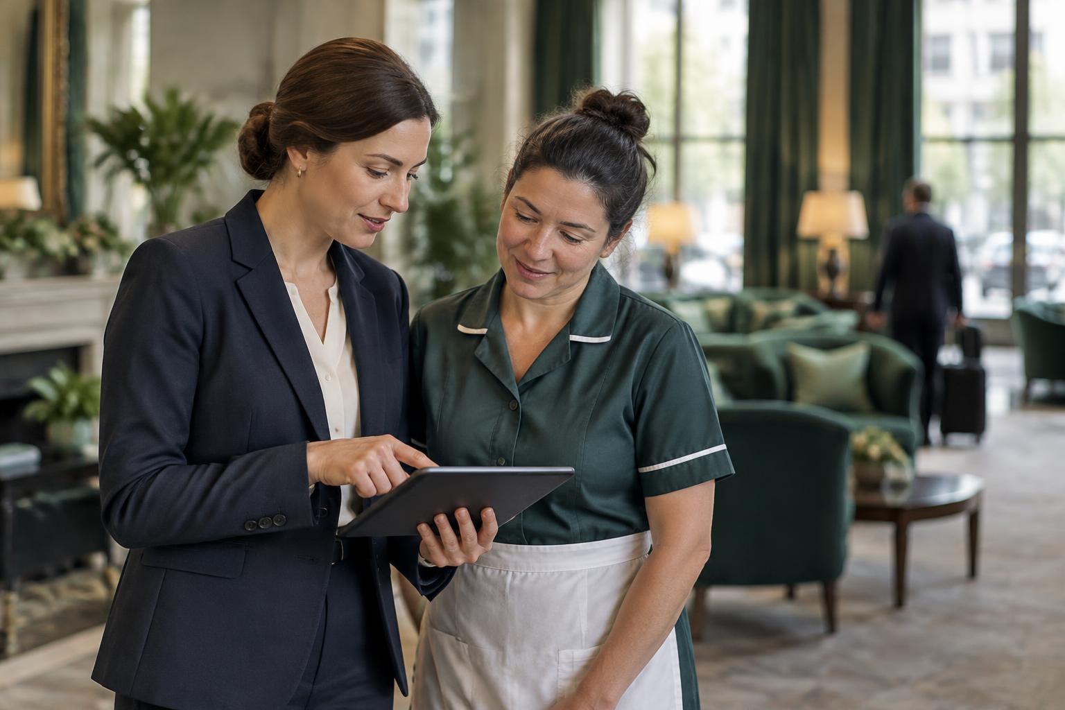 Accommodation & Hospitality professionals at work